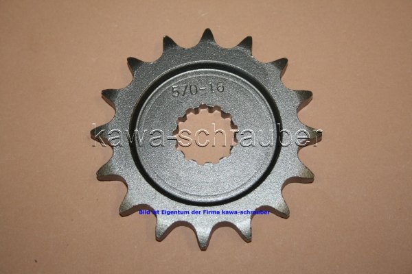 Ritzel vorne 16 Zähne Yamaha XT 500 530er Teilung (Standard Übersetzung)