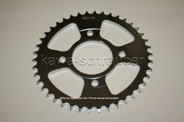 Kettenblatt / Ritzel hinten 42 Zähne Yamaha XS 500 (Standard Übersetzung)