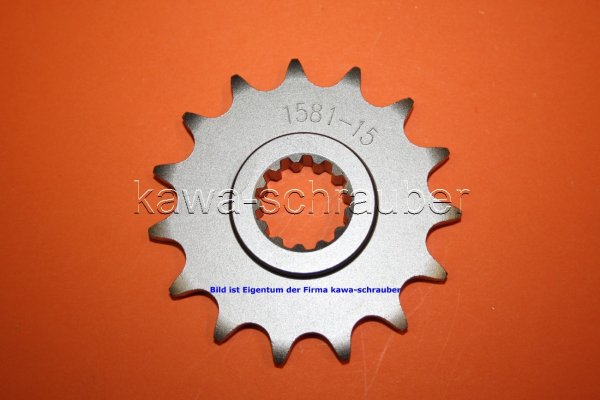 Ritzel vorne 15 Zähne Yamaha XJ 6 F / Diversion (geänderte Übersetzung)