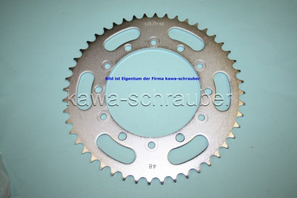 Kettenblatt / Ritzel hinten 48 Zähne Yamaha XJ 6 F / Diversion (geänderte Übersetzung)