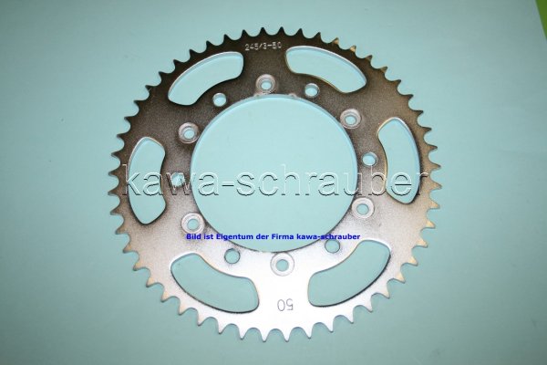 Kettenblatt / Ritzel hinten 50 Zähne Yamaha XJ 6 F / Diversion (geänderte Übersetzung)