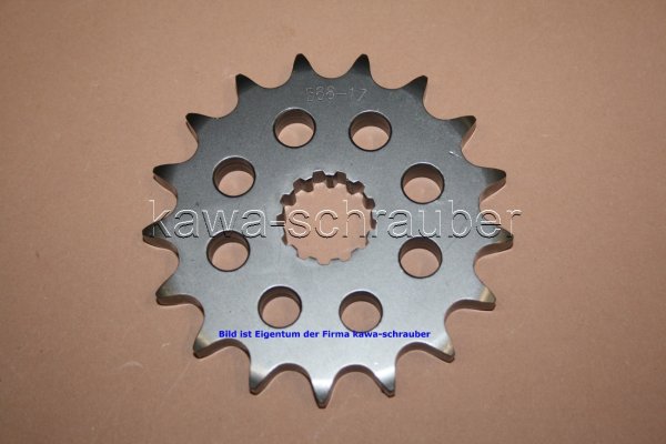 Ritzel vorne 17 Zähne Yamaha FZ 750 Typ KT3 Bj. 1990-1993 (Standard Übersetzung)