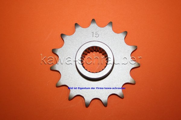 Ritzel vorne 15 Zähne Yamaha XJ 600 S Diversion (geänderte Übersetzung)