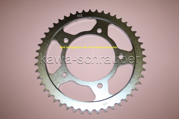 Kettenblatt / Ritzel hinten 48 Zähne Yamaha YZF-R6 R6 Typen 5EB / 5MT / RJ03 (Standard Übersetzung 532er)