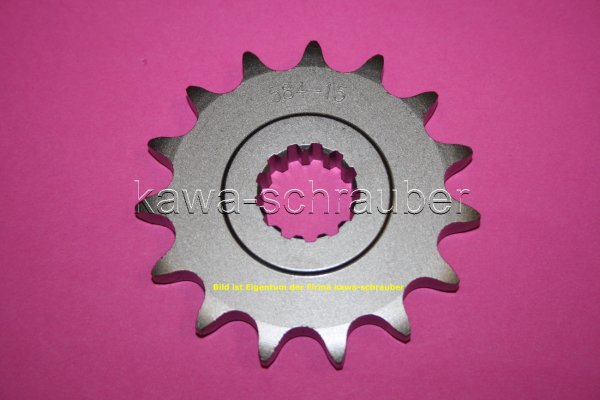Ritzel vorne 15 Zähne Yamaha GTS 1000 / A Typen 4BH / 4FE (geänderte Übersetzung 532er)