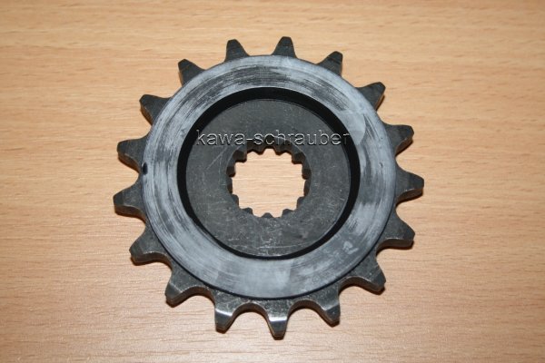 Ritzel vorne gummiert 17 Zähne Yamaha FZ 750 bis Bj. 1989 (geänderte Übersetzung)