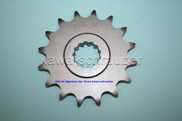 Ritzel vorne 16 Zähne Yamaha YZF-R6 R6 Typen RJ11 / RJ15 / 13SL/N (Standard Übersetzung)