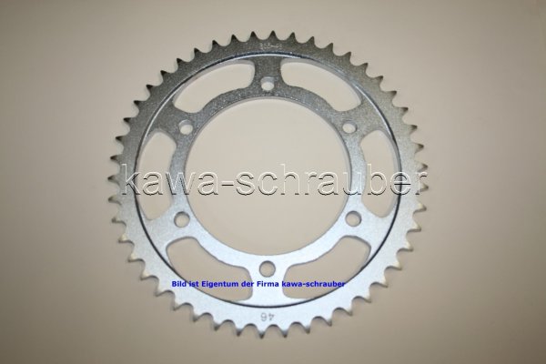 Kettenblatt / Ritzel hinten 46 Zähne Yamaha FZ 750 Typ KT3 Bj. 1990-1993 (geänderte Übersetzung)