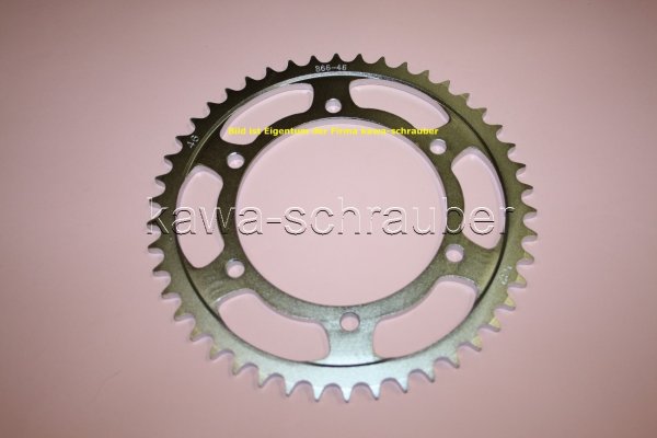 Kettenblatt / Ritzel hinten 46 Zähne Yamaha YZF 1000 R Thunderace Typen 4VD / 4SV / 4VF (geänderte Übersetzung 532er)