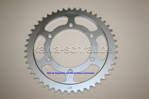 Kettenblatt / Ritzel hinten 47 Zähne Yamaha YZF-R7 R7 Typ 0W02 ab Bj. 2000 (geänderte Übersetzung)