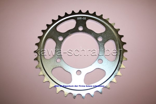 Kettenblatt / Ritzel hinten 35 Zähne Yamaha TR1 TR 1 Typ 5A8 (Standard Übersetzung)