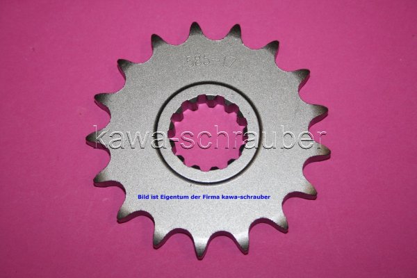 Ritzel vorne 17 Zähne Yamaha XJR 1200 / S / SP Typ 4PU (Standard Übersetzung 532er)