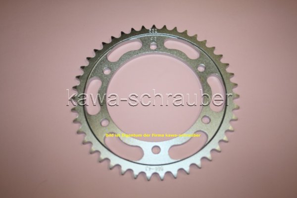 Kettenblatt / Ritzel hinten 43 Zähne Yamaha XJR 1200 / S / SP Typ 4PU (geänderte Übersetzung 532er)