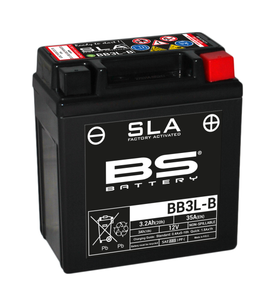 BS SLA Batterie BB3L-B wartungsfrei SS (super sealed)