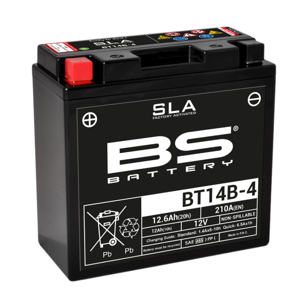 BS SLA Batterie BT14B-4 wartungsfrei SS (super sealed)