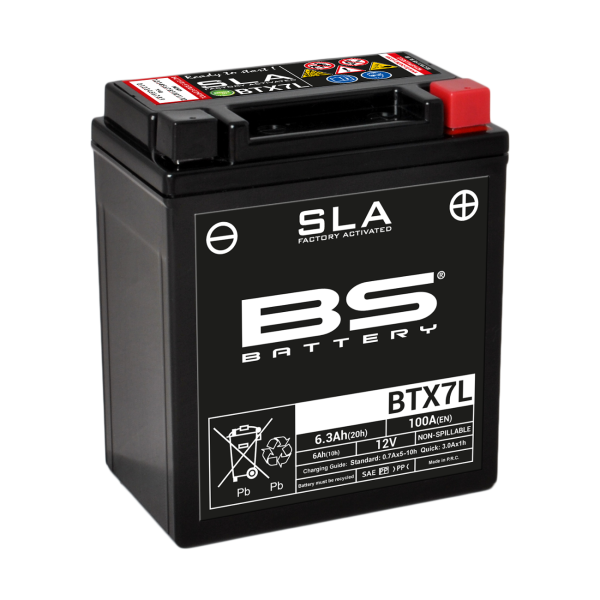 BS SLA Batterie BTX7L wartungsfrei SS (super sealed)