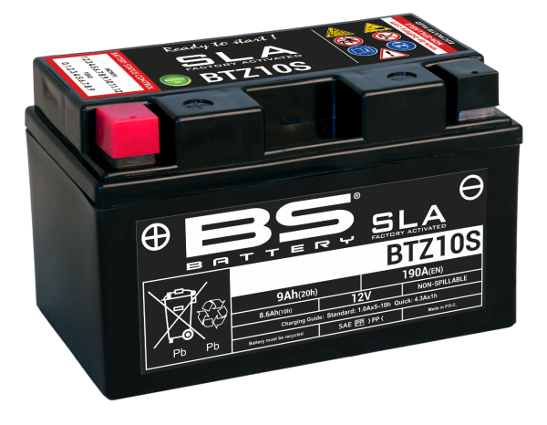 BS SLA Batterie BTZ10S wartungsfrei SS (super sealed)