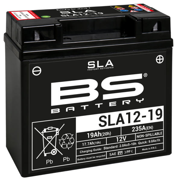 BS SLA Batterie 12-19 wartungsfrei SS (super sealed)