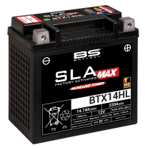 BS SLA MAX Batterie BTX14HL wartungsfrei SS (super sealed) startverstärkt