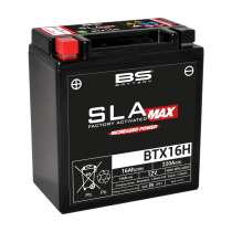 BS SLA MAX Batterie BTX16H wartungsfrei SS (super sealed) startverstärkt