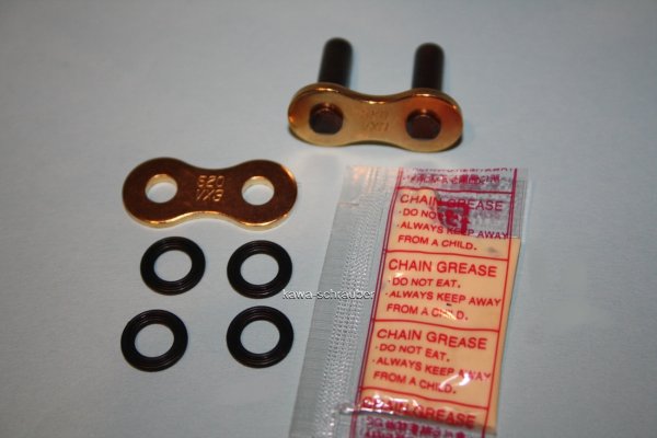 DID Nietschloß Hohlnietschloß 520VX3 gold DID520VX3-ZJ