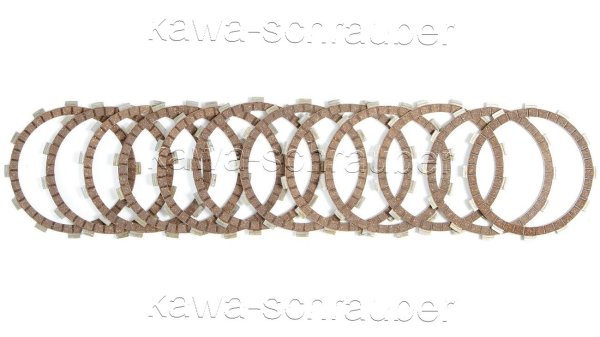 12 Reiblamellen Kupplung 121/139/150/3,25