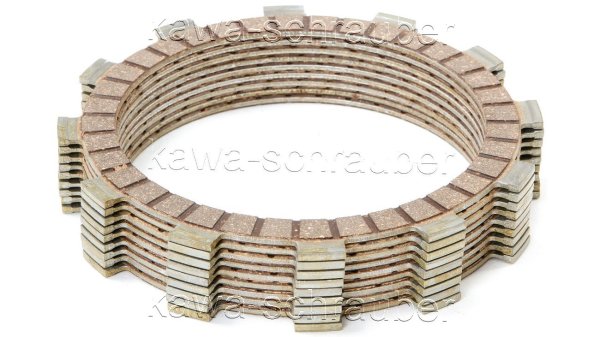 9 Reiblamellen Kupplung 112,5/134/148/3,0