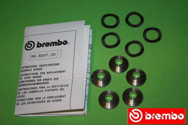 BREMBO Floater Set (5-fach) für 4,5mm BMW Bremsscheiben R850R R1100R R1200R
