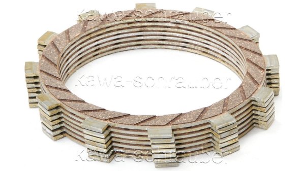 Reiblamellen Kupplung Kawasaki KLX250 F / S / SF / Trail Bj. 1993-2016