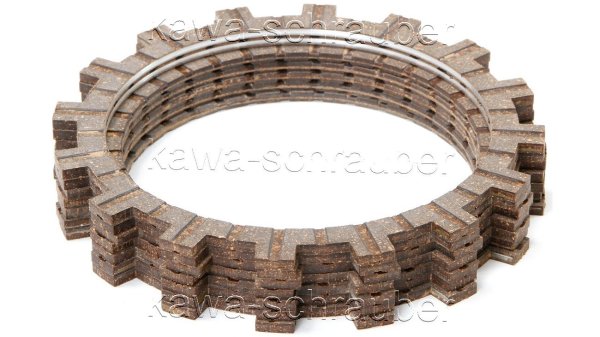 Reiblamellen Kupplung Yamaha YZ125 Typen 3JD 3SR Bj. 1989-1990