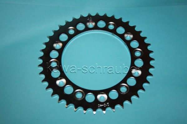 Kettenblatt / Ritzel hinten 40 Zähne Honda CR125 alle Baujahre