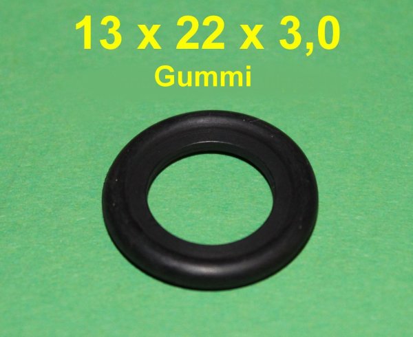 Dichtung Dichtring Ölschraube Öl Ablass Schraube Gummi 13 x 22 x 3,0 13x22x3