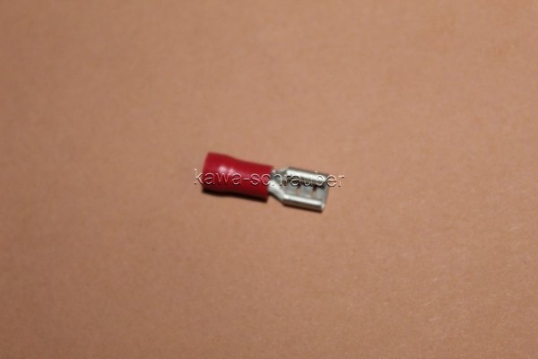 Kabelverbinder Flachsteckhülse rot 4,8mm Dresselhaus