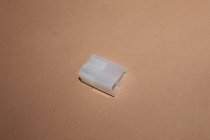 Gehäuse männlich 2-polig weiß Hella für 6,3mm Stecker männlich horizontal vertikal