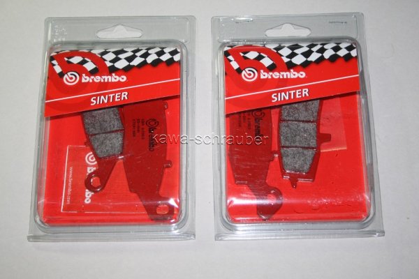 2x Brembo Sinter Bremsbeläge vorne Kawasaki Kawasaki Zephyr 1100 Bj. 1996-1997