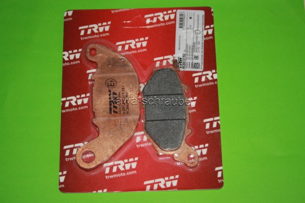 MCB878TRQ Rennsport Bremsbeläge vorne mit ABE Yamaha YZF-R3 R3 Bj. 2015-2019