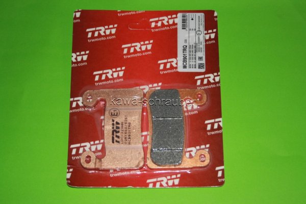 MCB901TRQ Rennsport Bremsbeläge vorne mit ABE BMW R1250RT Bj. 2019-2021