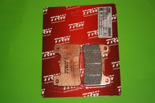 MCB755TRQ Rennsport Bremsbeläge vorne mit ABE Honda CBR600 RR Typ PC40 Bj. 2007-2008