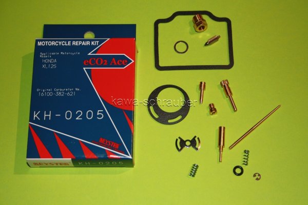 Keyster KH-0205 Reparatursatz Vergaser Honda XL125 Bj. 1976-1978