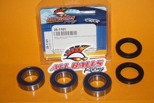 All Balls Radlager Satz Radlagersatz hinten rear Hinterrad KTM LC4 500 600