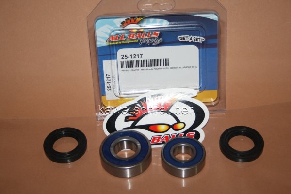 All Balls Radlager Satz Radlagersatz hinten Honda XR250 XR600R Baujahre beachten