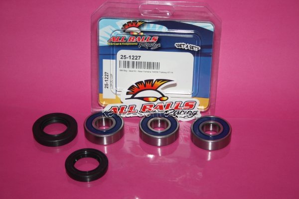 All Balls Radlager Satz Radlagersatz hinten Yamaha TW200 Trailway