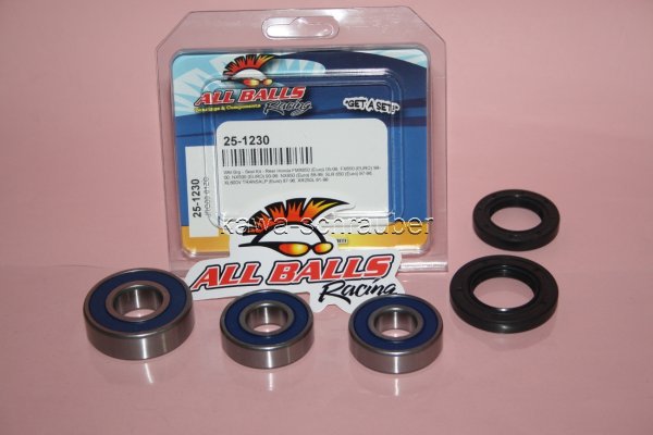 All Balls Radlager Satz Radlagersatz hinten Honda FMX650 Bj. 2005-2007