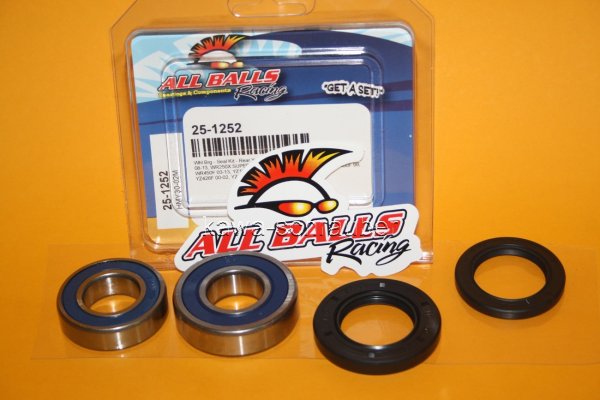 All Balls Radlager Satz Radlagersatz hinten Yamaha WR250 WR400 WR426 WR450 Baujahre beachten