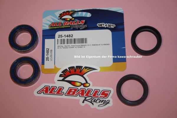 All Balls Radlager Satz Radlagersatz vorne Kawasaki KX450F nur Bj. 2019