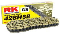 RK chain Antriebskette Kette GB428HSB offroad bis 125ccm Farbe gold