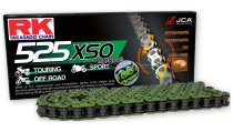 RK chain Antriebskette Kette 525XSO X-Ring Motorradkette grün gruen
