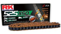 RK chain Antriebskette Kette 525XSO X-Ring Motorradkette orange