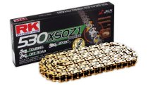 RK chain Kette GB530XSOZ1 530XSO X-Ring Motorradkette Farbe gold