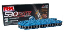 RK racing chain Antriebskette Kette 530ZXW XW-Ring Profi-Motorradkette rennsporttauglich Farbe blau